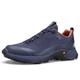 CCAFRET Mens Gym Shoes Running Shoes Breathable Cushioning Outdoor Marathon Men's Shoes Light Sports Shoes Men's Large Men's Sports Shoes. (Color : Blue, Size : 8)