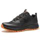 CCAFRET Mens Gym Shoes Men's Running Shoes Sports Men's Non Leather Casual Black Sports Shoes. (Color : Black Orange, Size : 7)