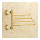 Towel Racks, Towel Rail for Bathroom,Bath Hardware Brass Foldable Movable Rotatable Towel Bar/Rack with Toothbrush Cup,Bathroom Wall Mount Towel Holder Bars/Style 1/a needed (Style 5 a)