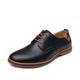 CCAFRET Men Shoes Men's Dress Shoes Leather Oxford Shoes Men's Dress Shoes Wedding Shoes Men's Leather Business Shoes (Color : Schwarz, Size : 6.5 UK)