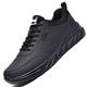 CCAFRET Mens Gym Shoes Men's Running Shoes Breathable Sneakers Men's Lightweight Outdoor Sneakers Leather Men's Walking Sneakers (Size : 7)