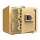 Digital Security Cabinet Safe Box Steel, Small Safe w/Deadbolt Lock Home Office use for Deposit Money Gun Jewelry Cash (Touch screen password + mobile phone unlock) (Color : Gold)