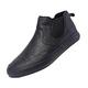 CCAFRET Mens Gym Shoes Men's Slip-on Loafers Breathable and Comfortable Outdoor Canvas Shoes Men's Tennis Shoes (Color : Schwarz, Size : 6.5 UK)