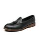 CCAFRET Men Shoes Brand Tassel Mens Leather Shoes Casual Moccasin Homme Mens Oxford Shoes Flat Mens Boat Shoes Business Mens Loafers (Color : Schwarz, Size : 7.5 UK)