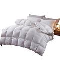 Fashion Soft Goose Down Comforter Duvet Winter Blankets Feather Bed Quilt Blanket Quilted (Color : White, Size : 200x230cm 5kg)