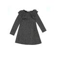 Deux Par Deux Dress - Sweater Dress: Gray Marled Skirts & Dresses - Kids Girl's Size 10