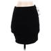 Iz Byer Casual Skirt: Black Solid Bottoms - Women's Size X-Small