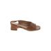Adrienne Vittadini Sandals: Tan Shoes - Women's Size 6 1/2