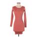 Say What? Casual Dress - Sweater Dress: Pink Dresses - Women's Size Small