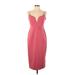 Jill Jill Stuart Cocktail Dress - Sheath: Pink Solid Dresses - Women's Size 10