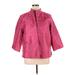 Coldwater Creek Jacket: Pink Damask Jackets & Outerwear - Women's Size X-Large