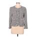 Rebecca Taylor Jacket: Gray Houndstooth Jackets & Outerwear - Women's Size 6