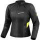 SHIMA Rush 2.0 waterproof Ladies Motorcycle Textile Jacket, black-yellow, Size L for Women