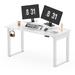 FlexiSpot 55"/63"/71" Height Adjustable Standing Desk 4 Legs Dual Motors Home Office Computer Desk White/Black