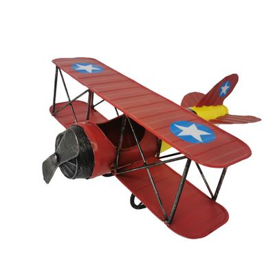 Red Airplane Model Decor