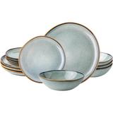 Ceramic Dinnerware Sets,Reactive Glaze Plates and Bowls Sets