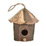 Vogelhäuser Für Im Freien Holz Natürliche Vogel Häuser stand Holz Vogel Häuser Mit EINEM String Für