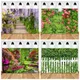 Frühlings landschaft Foto Hintergrund Garten Blumen grüne Rebe Tür Straße Fotografie Hintergrund