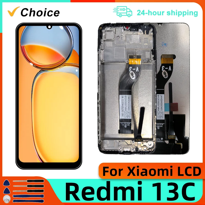6.74 "IPS Für Xiaomi Redmi 13C LCD Display Touch Screen Für Redmi 23108RN04Y Display Montage Ersatz Digitizer Teile Image