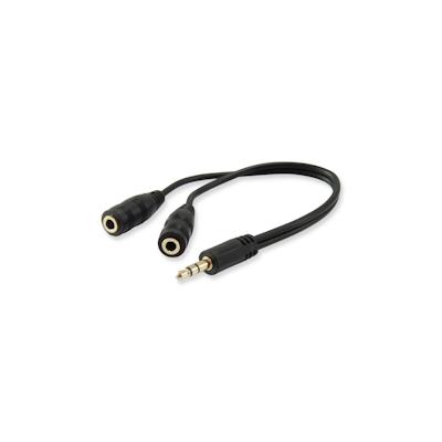 Equip 147941 Audio-Splitter Schwarz