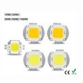 Perles de Puce LED Haute Puissance 10W 20W 30W 50W 100W Blanc Chaud/Blanc pour Projecteur à Faire