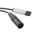 Adattatore di interfaccia da USB a DMX Cavo convertitore XLR RS485 a 3 pin Supporto software Freestyler Controller DMX Lightkey Soundswitch QLC