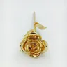 Real Nature Rose 24k Gold immerse Rose Artificial Rose Flower con confezione regalo Red Gold Rose