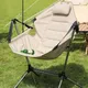 Chaise à Bascule Portable et Pliable Fauteuil Inclinable Angle Réglable Idéal pour le Camping et