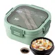 Bento Lunch Box Silicone Boîte à lunch Lavable au lave-vaisselle Portable Étanche Micro-ondes
