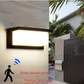 Applique murale LED imperméable avec détecteur de mouvement éclairage d'extérieur idéal pour un