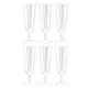 Gobelet jetable en plastique dur 150ML 6 pièces verre à vin rouge Champagne gelée Mousse