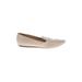 Nine West Flats: Ivory Solid Shoes - Women's Size 9 1/2