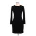 Amanda Uprichard Casual Dress - Sheath: Black Solid Dresses - Women's Size Medium