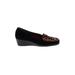 Aerosoles Wedges: Black Animal Print Shoes - Women's Size 8 1/2