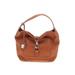 Dooney & Bourke Leather Shoulder Bag: Tan Bags
