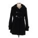 Cole Haan Wool Coat: Black Jackets & Outerwear - Women's Size 10