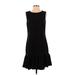 Betsey Johnson Casual Dress - Shift: Black Solid Dresses - Women's Size 4