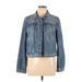 Ann Taylor LOFT Denim Jacket: Blue Jackets & Outerwear - Women's Size Large