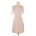 Lennie For Nina Leonard Casual Dress: Tan Dresses - Women's Size Small