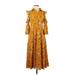 Toi et Moi Casual Dress: Yellow Dresses - New - Women's Size Small