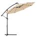 Arlmont & Co. Granby 9' 5" Lighted Cantilever Umbrella Metal | 86.2 H x 113.8 W x 113.8 D in | Wayfair 8BB16DE63C5B429588E2ABC8ABB32358