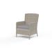 Sunset West Manhattan Patio Dining Armchair w/ Cushion in Gray | Wayfair SW3301-1-5402