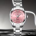 Watches For Women, Elegant Stainless Steel Bracelet Set Rhinestone Women's Quartz Watch