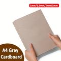 A4 5sheets 1mm 1.5mm 2mm 3mm Thicken Grey Hard Cardboard For Pattern Diy Handmade Painting Packing Album Cover 8.3inch X 11.7inch