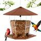 1pc Bird Feeders For Outside, With A Latch Feature Bird Feeder, Retractable Bird Feeder, Wild Bird Seed For Outside Feeder Garden Decoration Yard Art For Bird Watchers
