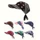 Bandana Paisley Print Turban Cap Tied Headwrap Women Baseball Cap Casual Adjustable Sun Visor Hat