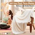 1pc Soft Plush Blanket For Yoga Mat, Non-slip Solid Color Yoga Mat Towel For Indoor Sports, Fitness