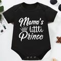 Adorable 'mama's Little' Bodysuit Onesies For Baby Boys - Perfect For Summer!
