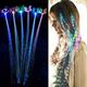 Butterfly Led Glow Braids Glow Toy Wig Braids For Women Birthday Party Accessories Party Glitter Braids Christmas Party Accessories Led