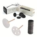 100pcs Premium Sandpaper Discs And Stainless Steel Bits For Pedicure And Dead Skin - Replacement For Electric Foot Files